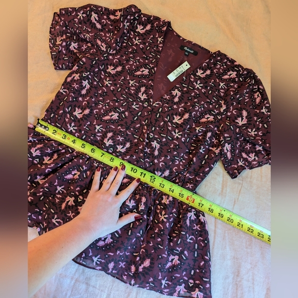 Madewell Peplum Blouse -szS - Picture 2 of 10